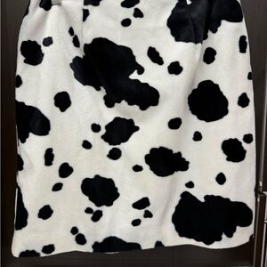 Apostrophe Cow Print Pencil Skirt